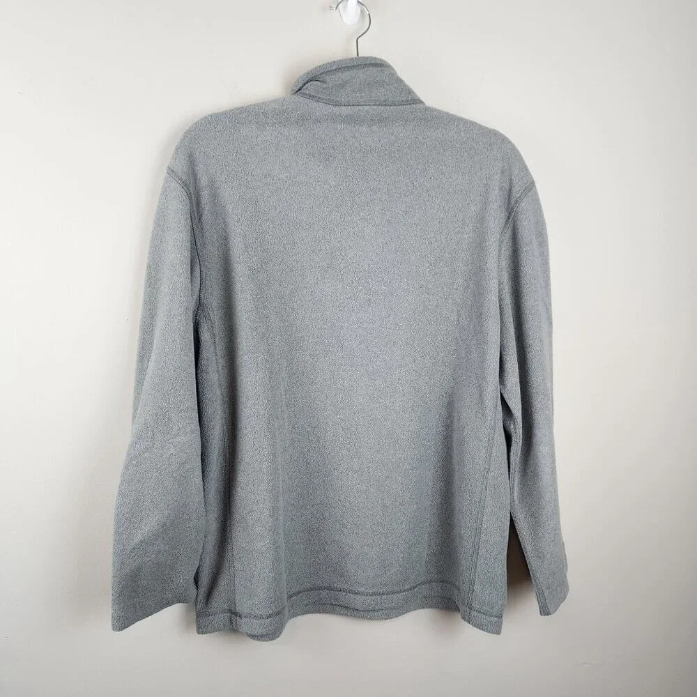 The North Face Men M Glacier 1/4 zip Fleece Pullover Gray
